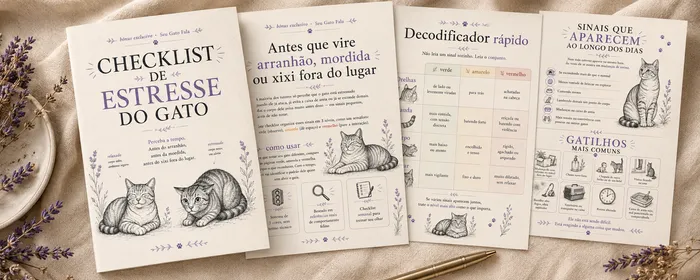 Checklist de Estresse do Gato
